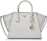 MICHAEL KORS Dame Avril LG TZ Satchel Taske, Opticwhite Dame Tasker Naty Shop Standard titel