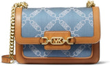 Michael Kors Naty Shop Denim skuldertaske Dame Tasker