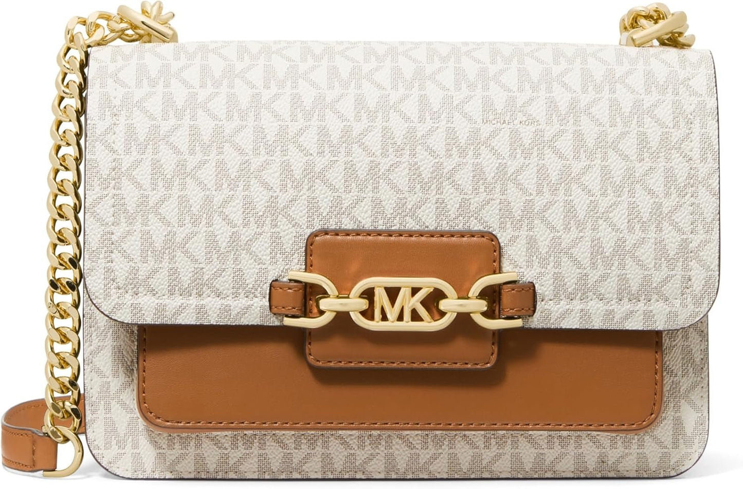 Michael Kors Skuldertaske Naty Shop Dametasker Vanilla/Acrn