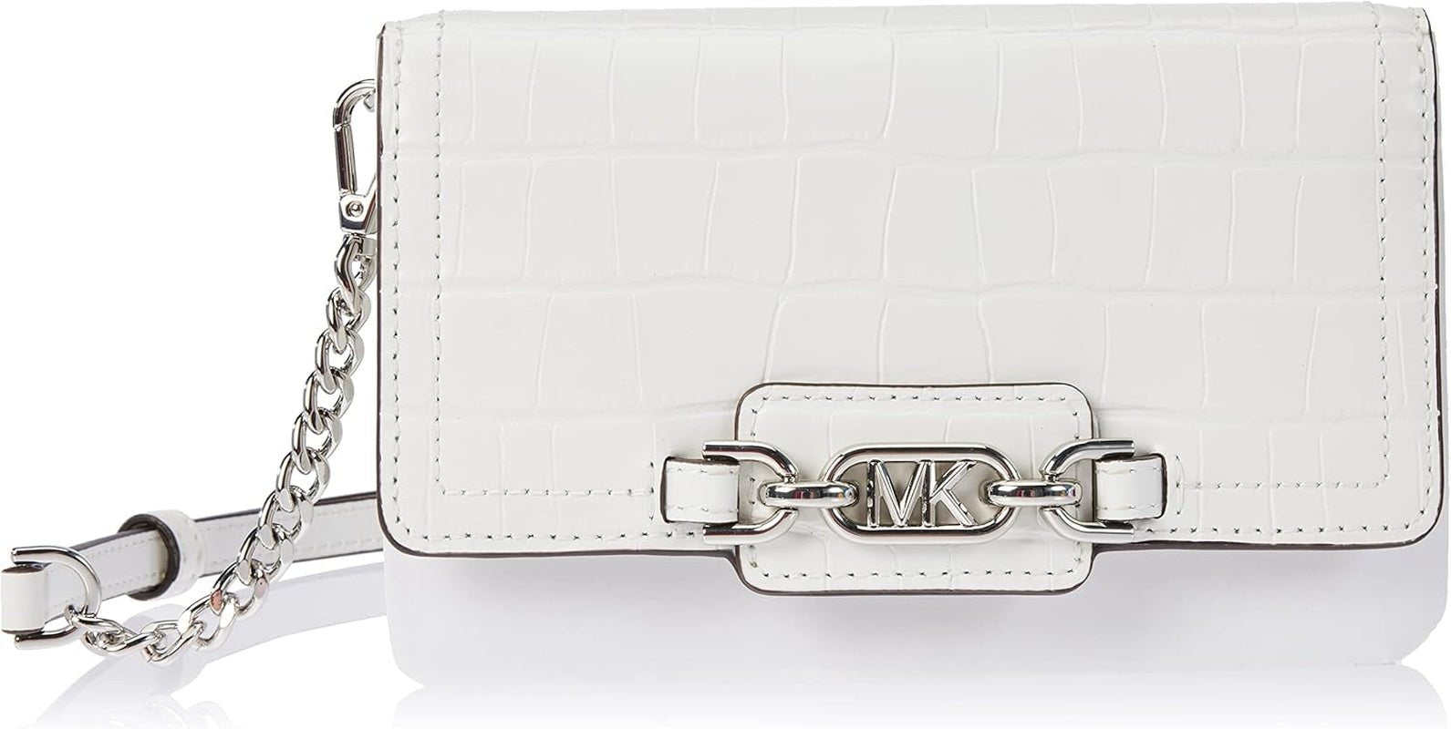 MICHAEL KORS Dame Heather Phn CHN Xbody Taske Dame Naty Shop Tasker Optisk Hvid
