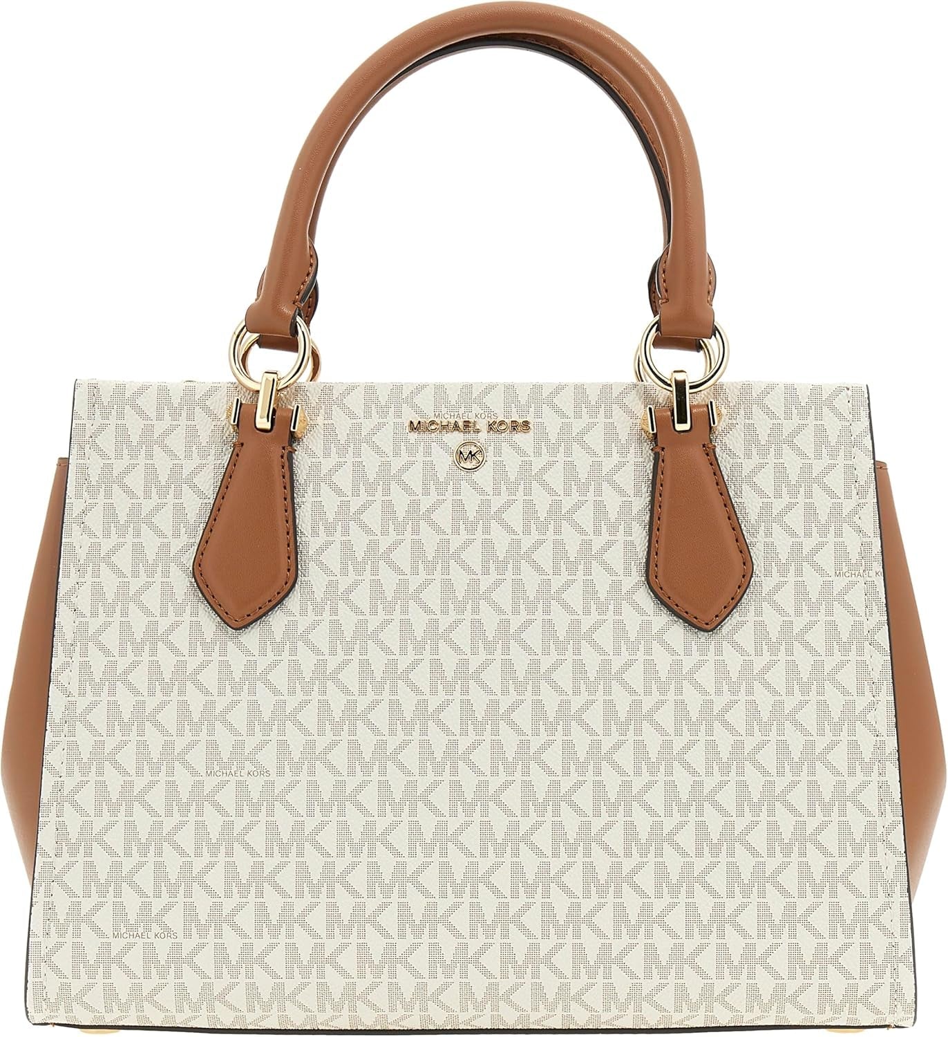 Michael Kors Dame Md Satchel Taske Dametasker Naty Shop Vanilla/Acrn