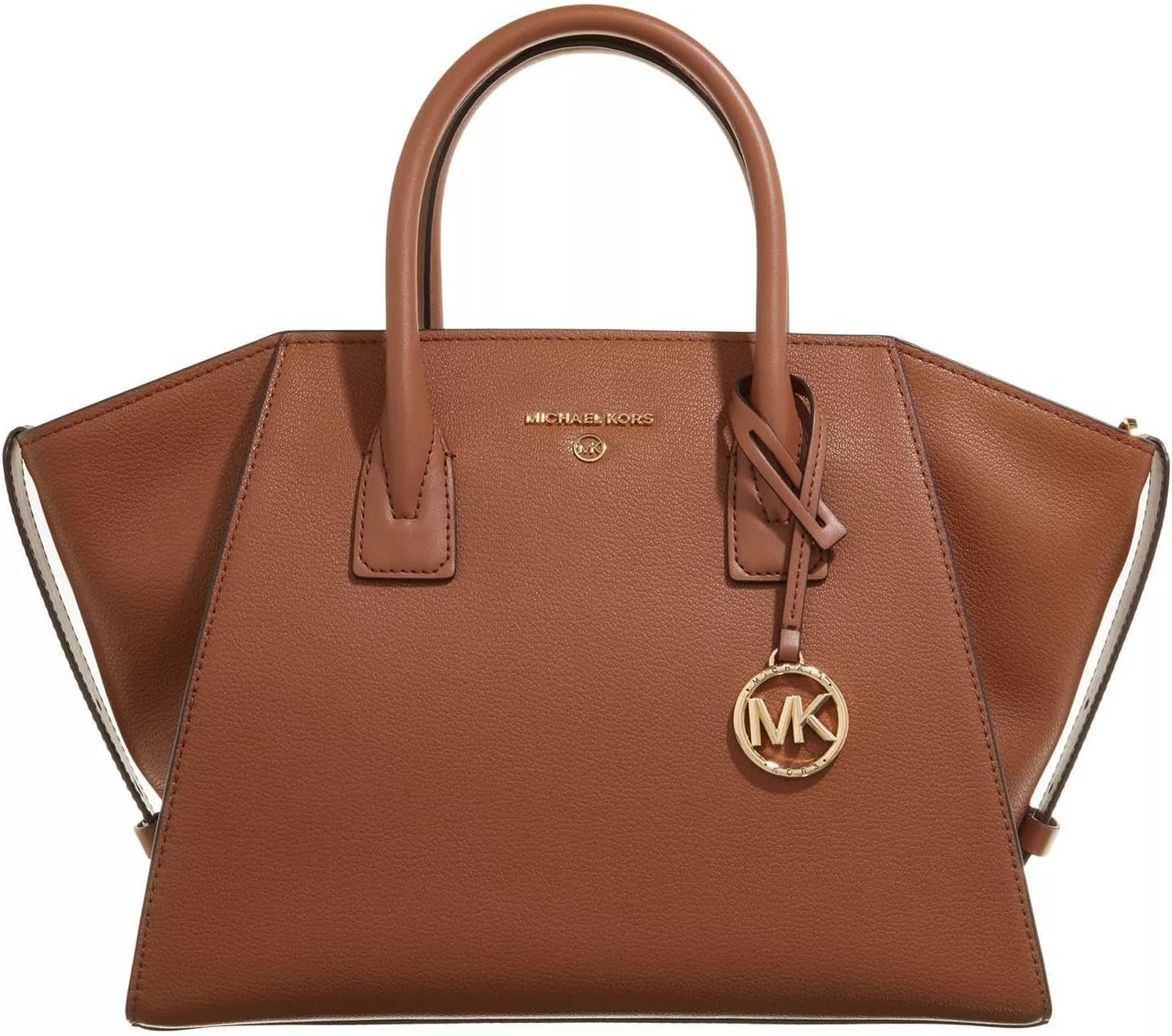 Michael Kors Lg Tz Satcheltaske Dame Tasker Naty Shop Brun