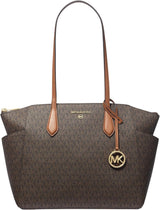 Michael Kors Marilyn Md Tz Tote Bag Dametasker Naty Shop Brn/Acorn