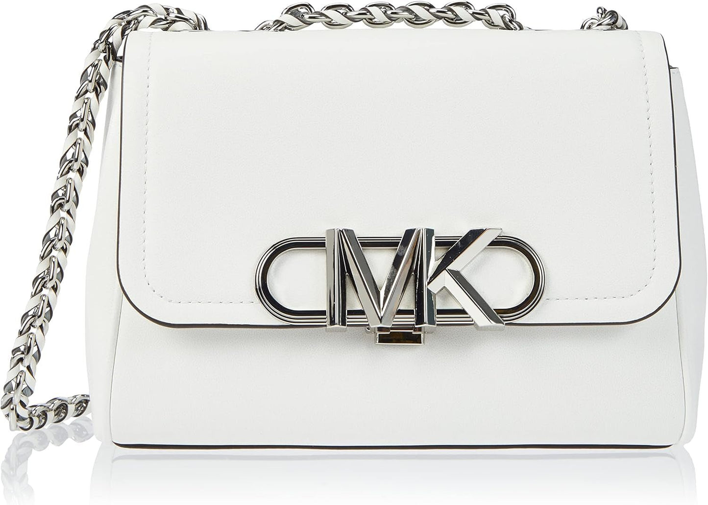 Michael Kors Parker Skuldertaske Dame Tasker Naty Shop Opticwhite