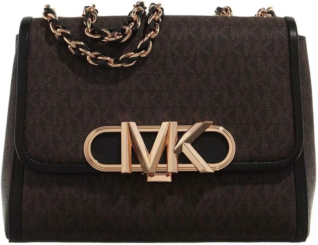 Michael Kors Parker Skuldertaske Dame Tasker Naty Shop Brun/Blk