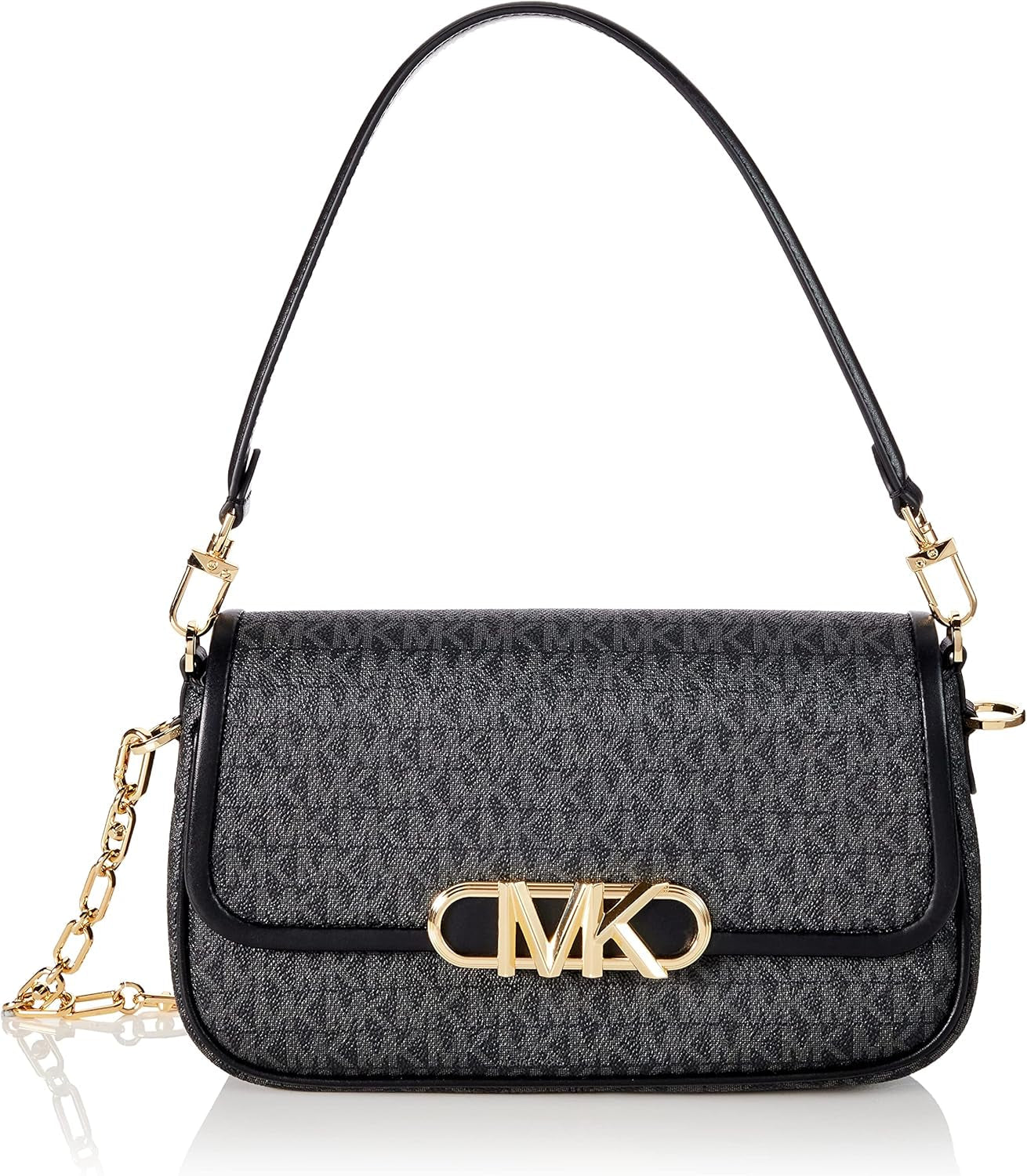 Michael Kors Parker Md Conv Pouchette Skuldertaske Dame Tasker Naty Shop Sort