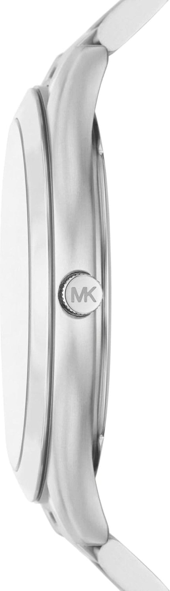 Michael Kors - Slim Runway Collection Sølvfarvet rustfrit stål herreur MK1060SET Herrepung Naty Shop