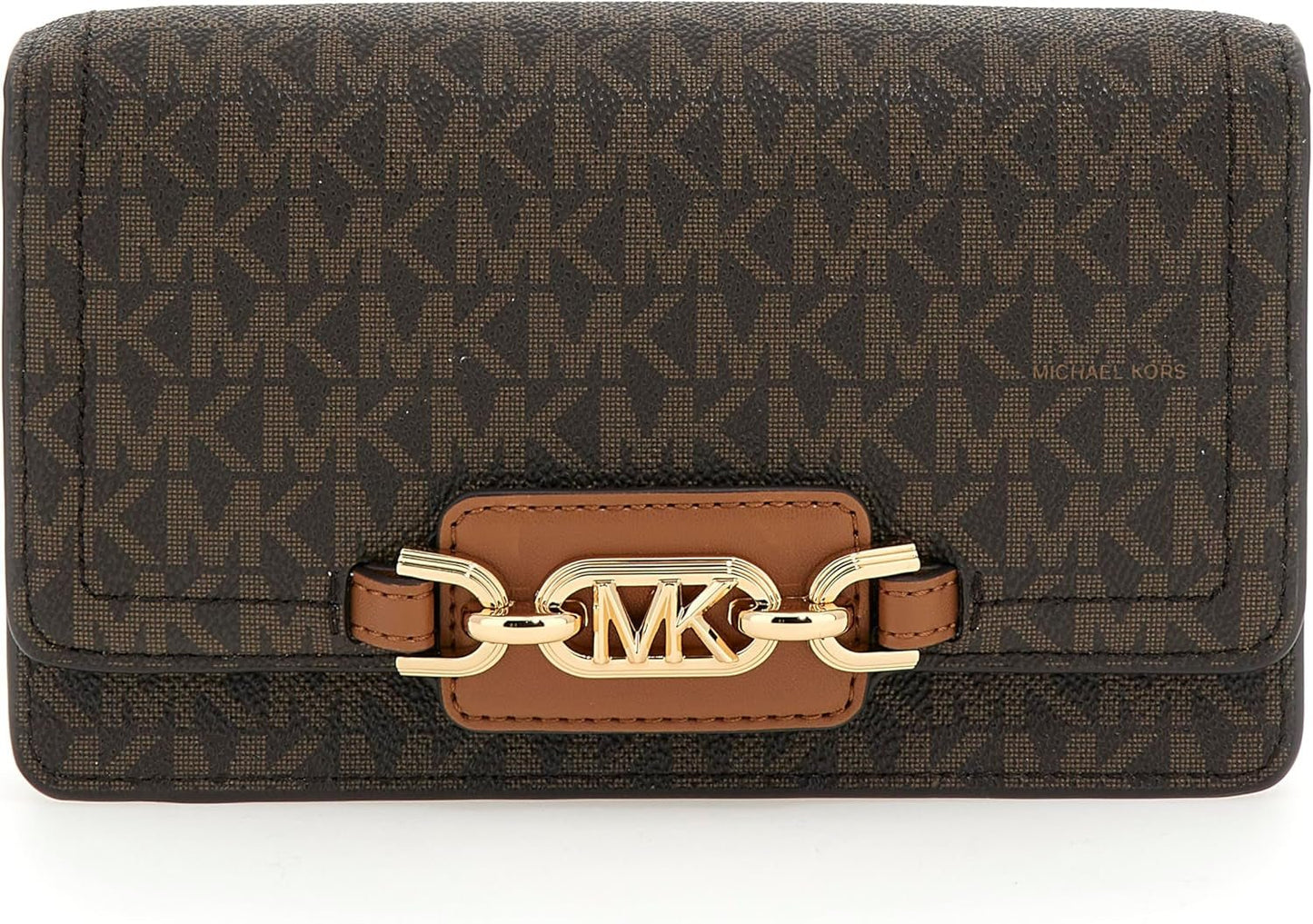 MICHAEL KORS Kvinder Heather PHN CHN XBODY Taske, Mørkebrun Dame Tasker Naty Shop Standardtitel