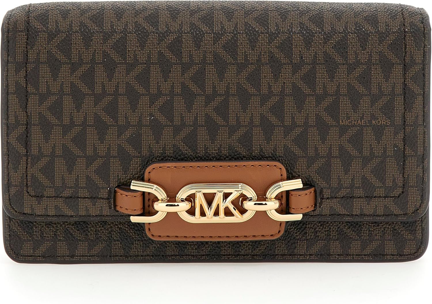 MICHAEL KORS Kvinder Heather PHN CHN XBODY Taske, Mørkebrun Dame Tasker Naty Shop Standardtitel