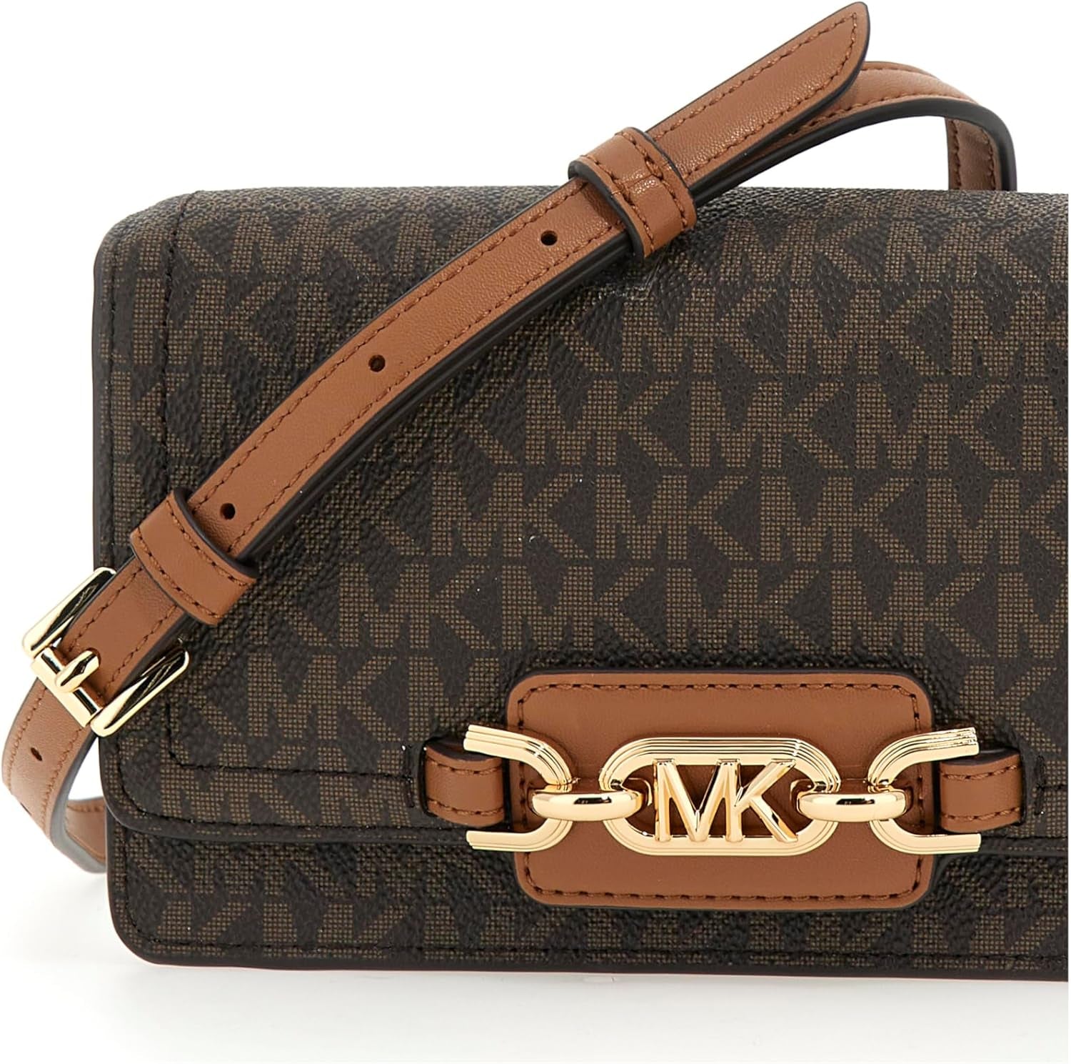 MICHAEL KORS Kvinder Heather PHN CHN XBODY Taske, Mørkebrun Dame Tasker Naty Shop
