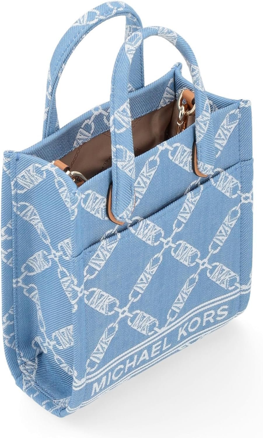 Michael Kors Dame Gigi Extra-Small Håndtaske, Blå Dametasker Naty Shop