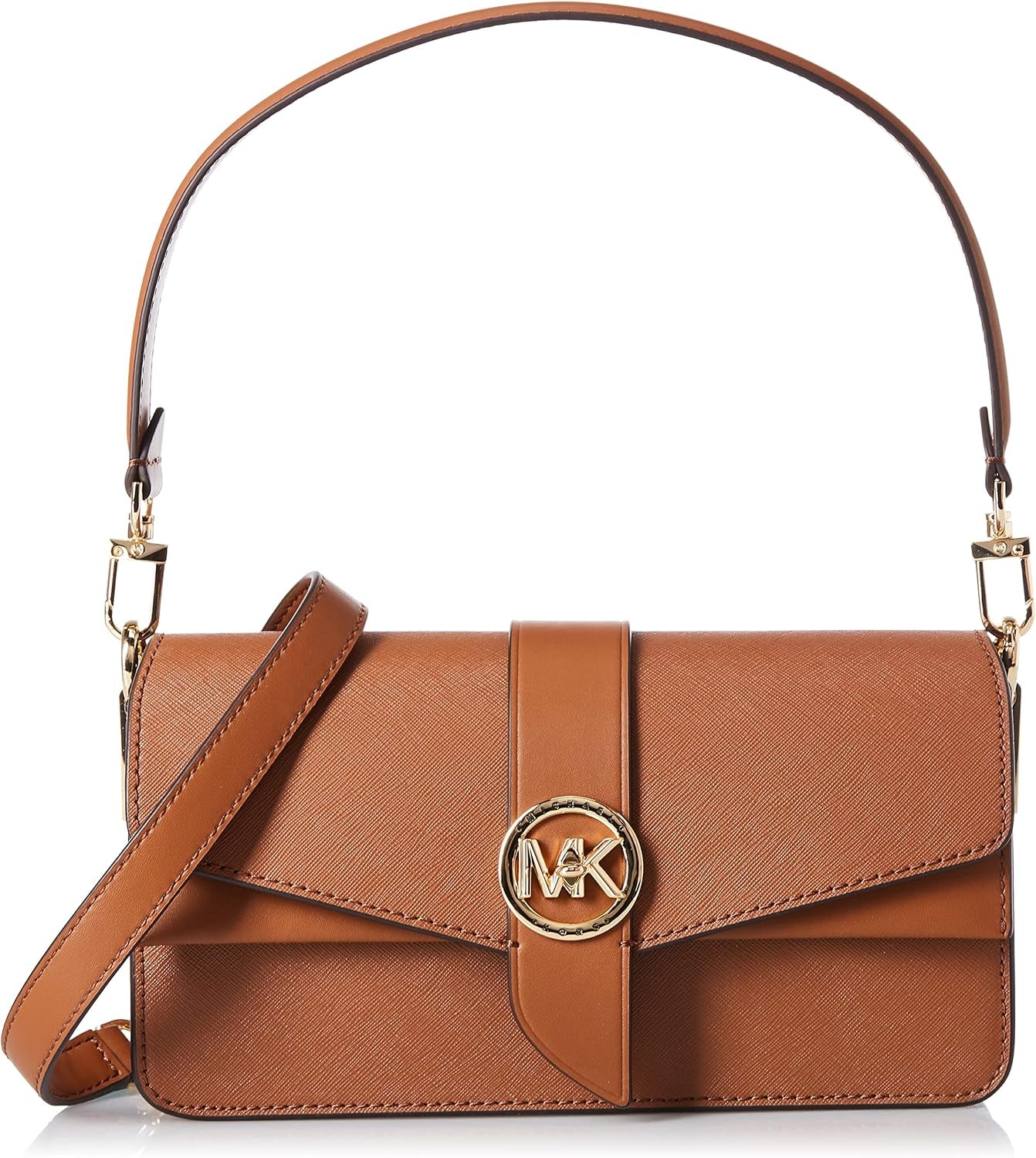 Michael Kors Kvinder Greenwich Medium Saffiano Lædertaske, Bagagetasker Kvinder Naty Shop Standardtitel