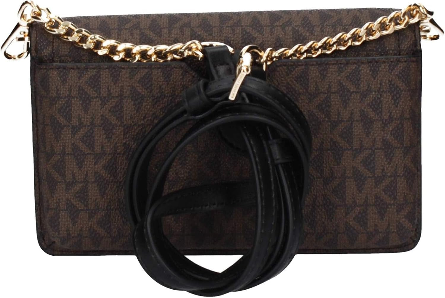 Michael Kors Dame Sm Phn CHN Xbody Taske, Brun/Blk Dametasker Naty Shop