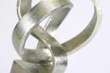 Moderne Deco Skulptur Kunst Ornamenter 3D Billede Statue Moderne dekoration Figurer Abstrakt kunst Gaveidé, Sølv Statuetter og skulpturer Naty Shop