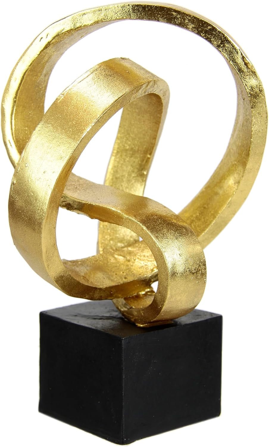 Moderne Deco Skulptur Kunst Ornamenter 3D Billede Statue Moderne Dekoration Figurer Abstrakt kunst Gaveidé, Sølv Statuetter og skulpturer Naty Shop Guld