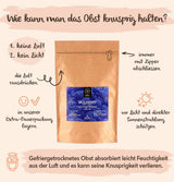 Blackberry BRIX | Naturlige tørrede brombær 95 g | Great Taste Award for tørret frugt | Ikke-GMO, glutenfri, vegansk, konserverede vitaminer Naty Shop Dehydrerede produkter