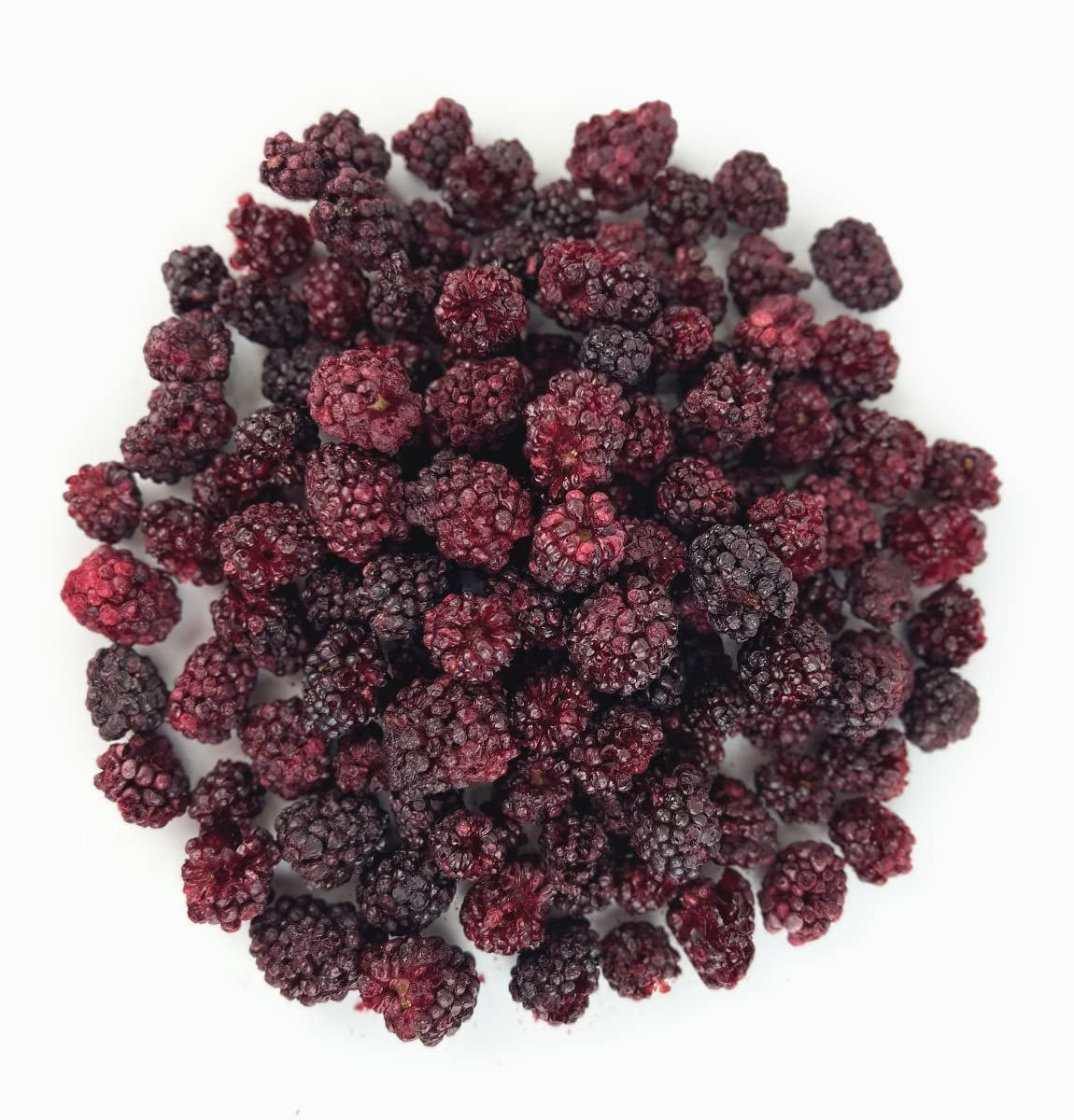Frysetørrede brombær BRIX | Naturlige brombær, tørret 105 g | Great Taste Award for tørrede bær | Ikke-GMO, glutenfri, veganske, tilbageholdte vitaminer Naty Shop dehydrerede produkter
