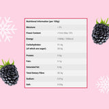Frysetørrede hele brombær 100g - Frysetørrede frugter - Frysetørrede tørrede frugter - Frysetørrede hele brombær til bagning, dekoration af kager, snacks, müsli, desserter Dehydrerede produkter Naty Shop