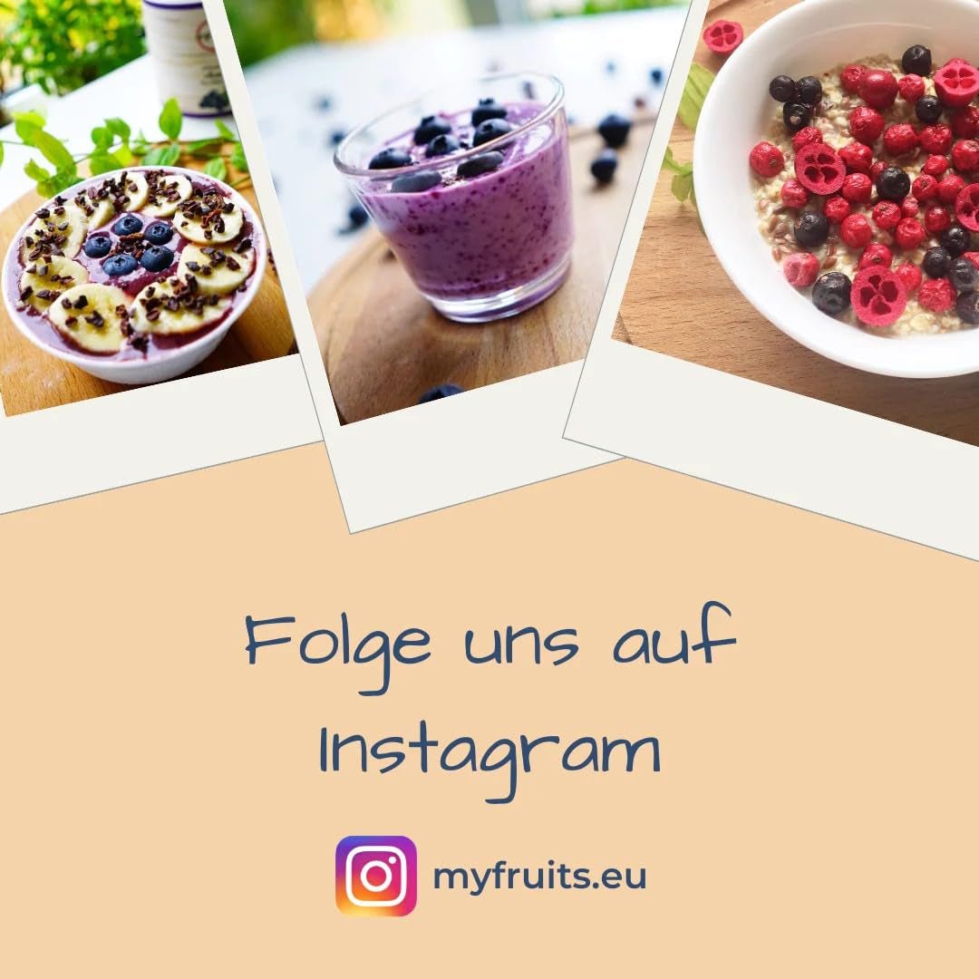 myfruits frysetørrede bitre kirsebær, 80g, uden tilsætningsstoffer, fra 100% kirsebær, frysetørrede og dehydrerede frugter Dehydrerede produkter Naty Shop