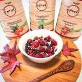 myfruits solbær, frysetørret frugt, 100g, uden tilsætningsstoffer, 100% solbær, frysetørret og tørret frugt til mysli eller grød... Tørrede produkter Naty Shop