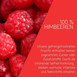 myfruits hindbær, frysetørret, 300g, uden tilsætningsstoffer, 100% tørret hindbær, frysetørret frugt til mysli eller som snack... Dehydrerede produkter Naty Shop