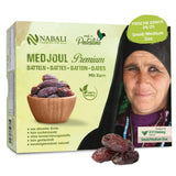 NABALI FAIRKOST FOR ALLE Dadler Medjool Medjoul fra Palæstina - 100% naturlig vegansk aromatisk traditionel frisk og orientalsk I uden konserveringsmidler 5 kg (1 pakke), Small/Medium Dehydrerede produkter Naty Shop 1 kg (1 pakke), Small/Medium