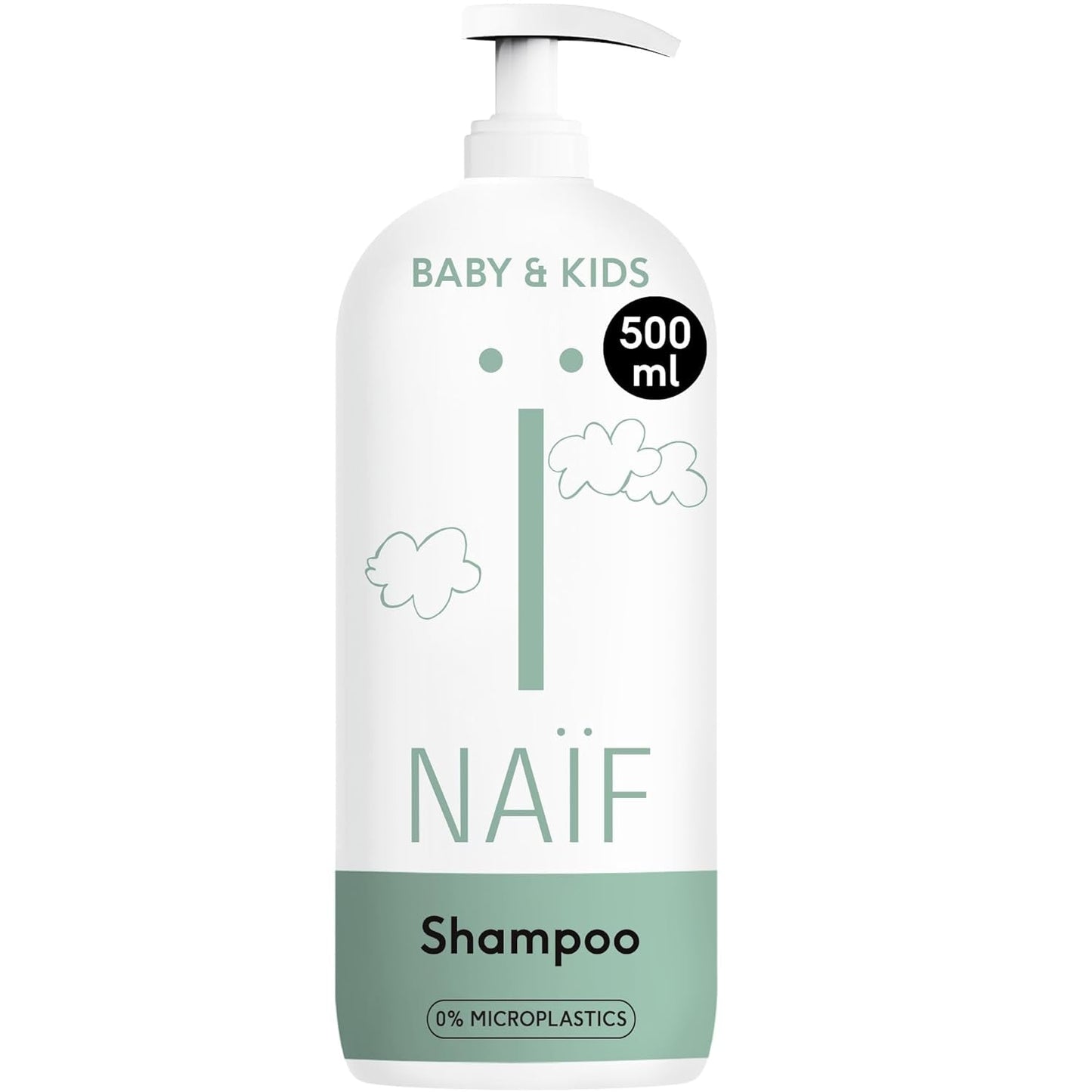 Naïf - Plejeshampoo - til babyer og børn - Babyshampoo med naturlige ingredienser - 100% vegansk - 0% SLES - Uden mikroplast, silikoner og parabener - 200 ml Børn - Bad og hudpleje Naty Shop L