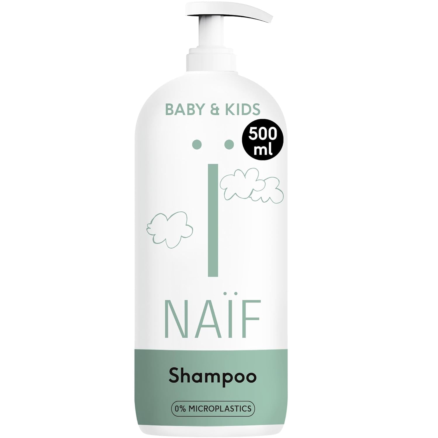 Naïf - Plejeshampoo - til babyer og børn - Babyshampoo med naturlige ingredienser - 100% vegansk - 0% SLES - Uden mikroplast, silikoner og parabener - 200 ml Børn - Bad og hudpleje Naty Shop L
