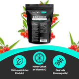 Nature Diet - Goji bær 1000 g | Tørrede bær | Sund snack Naty Shop dehydrerede produkter