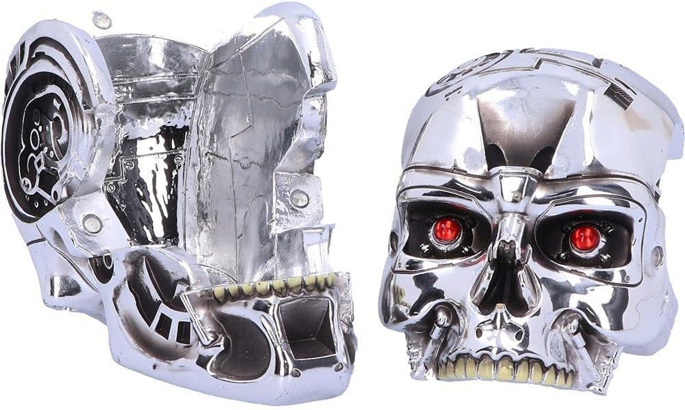 Nemesis Now, T Box, 18 cm, Sølv, Resin, One Size Statuetter og Skulpturer Naty Shop