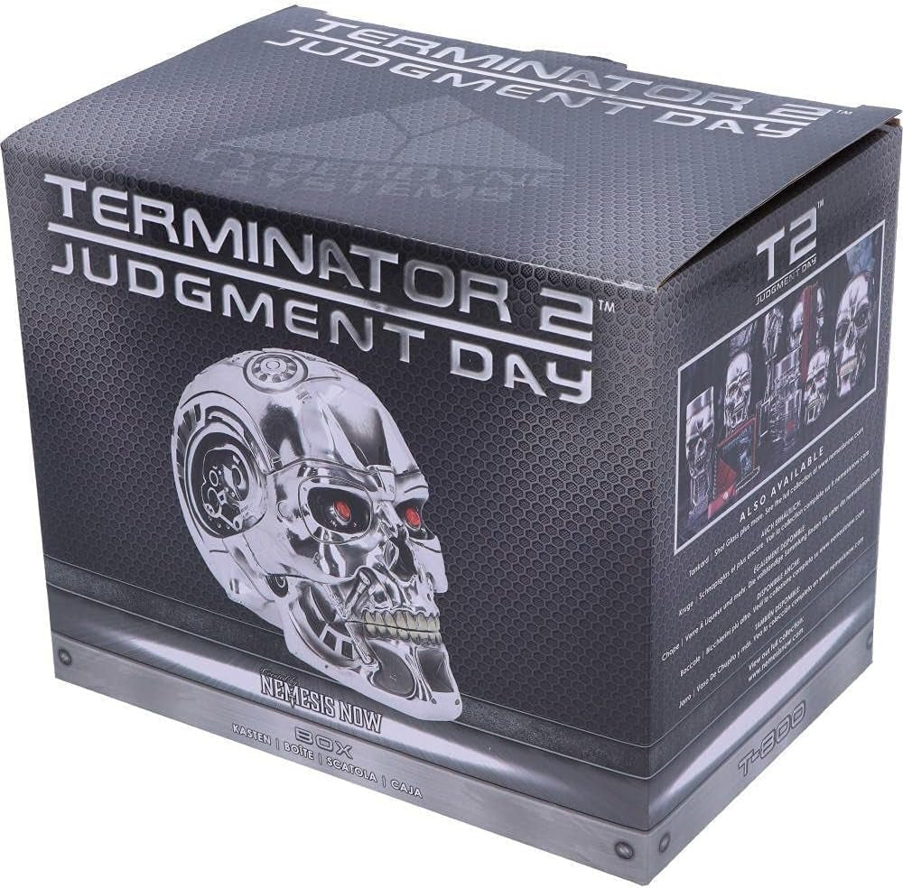 Nemesis Now, T Box, 18 cm, Sølv, Resin, One Size Statuetter og Skulpturer Naty Shop