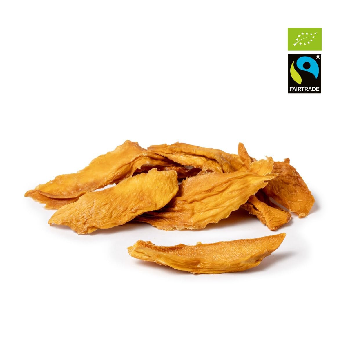 PAKKA økologiske fairtrade mangoer 1 kg, økologiske og fair tørrede mangostykker, usødet, usulfuriseret, produceret og fyldt direkte af producenten i Colombia, vegansk 1 kg (1 pakke) Dehydrerede produkter Naty Shop