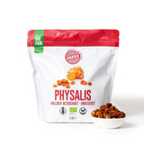 PAKKA Organic Fair Trade Physalis 1 kg, økologisk og fair trade havtorn tørret, usødet, usulfuriseret, produceret og tappet direkte af producenten i Colombia, vegansk 1000 g (1 pakke) Naty Shop Dehydrerede produkter Variant 2: 1 kg (1 pakke)