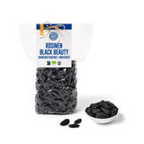 PAKKA - Organic Fairtrade Black Beauty Rosiner 600gr, økologiske, kernerfri, sorte druer, soltørrede, oliefri, derfor klistrede, usvovlede, direkte fra små landmænd i Samarkand i Usbekistan Dehydrerede produkter Naty Shop Variant 1: 600 G (pakke med 1)