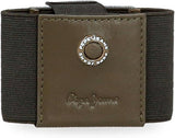 Pepe Jeans adge Herrepung Naty Shop Khaki Holder til kort lavet af gummi