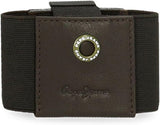 Pepe Jeans adge Herrepung Naty Shop Brown Holder til kort lavet af gummi