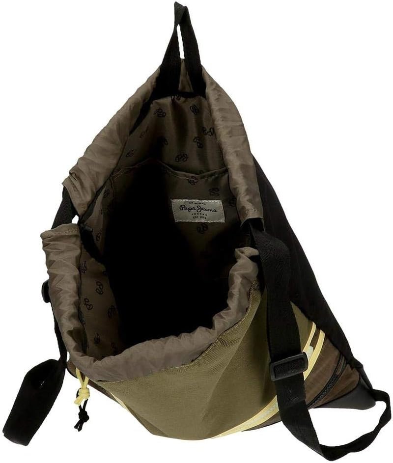 Pepe Jeans Caden Gym Bag Grøn 35x46 cm Polyester Rygsække og førsteklasses tasker Naty Shop