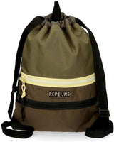 Pepe Jeans Caden Gym Bag Grøn 35x46 cm Polyester Rygsække og førsteklasses tasker Naty Shop Standardtitel