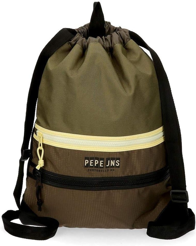 Pepe Jeans Caden Gym Bag Grøn 35x46 cm Polyester Rygsække og førsteklasses tasker Naty Shop Standardtitel