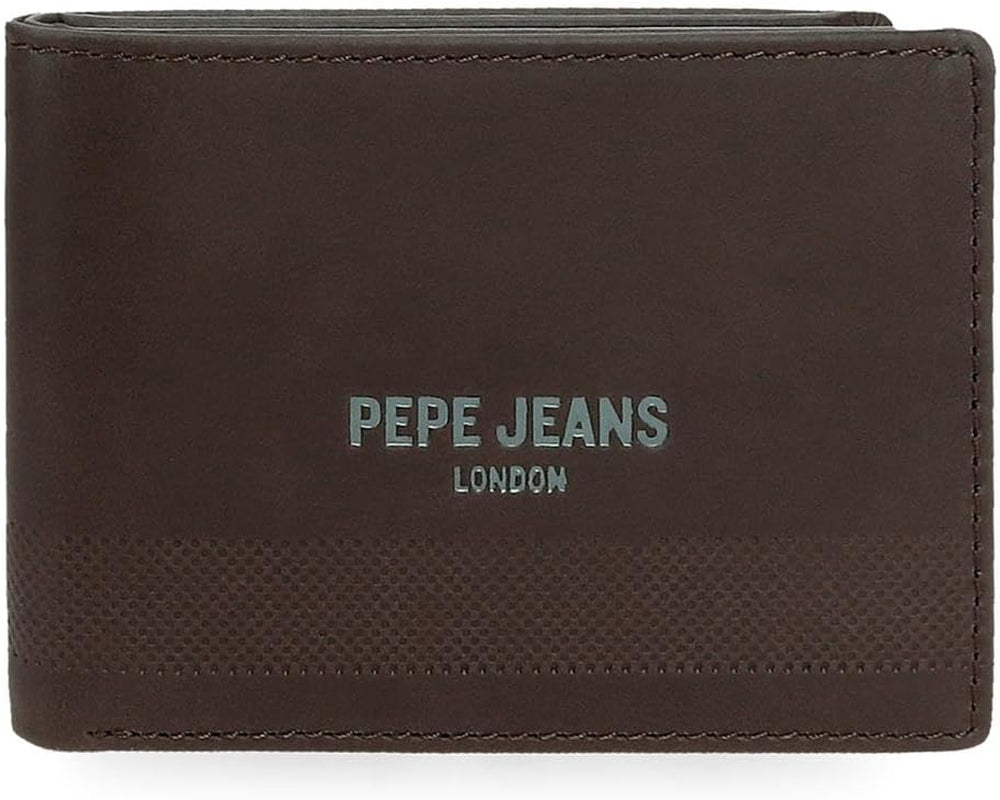 Pepe Jeans dybe tegnebøger, punge, tegnebøger, afslappet imiteret læder. Fra Joumma Tasker Damepung Naty Shop Brun Vandret Pung