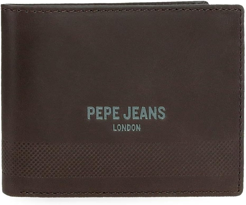 Pepe Jeans dybe tegnebøger, punge, tegnebøger, afslappet imiteret læder. Fra Joumma Tasker Damepung Naty Shop Brown Case