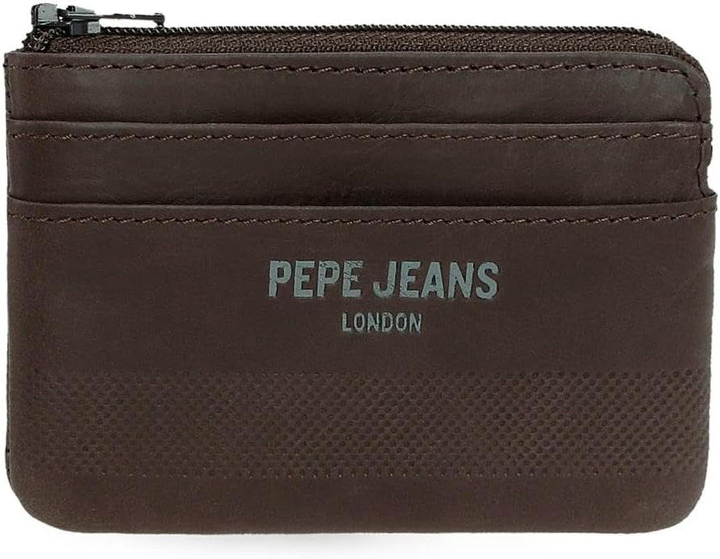 Pepe Jeans dybe tegnebøger, punge, tegnebøger, afslappet imiteret læder. Fra Joumma Tasker Damepung Naty Shop Brun Pung