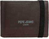Pepe Jeans dybe tegnebøger, punge, tegnebøger, afslappet imiteret læder. Fra Joumma Tasker Damepung Naty Shop Brun Pung