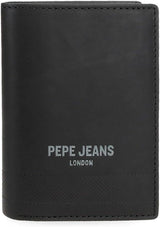 Pepe Jeans dybe tegnebøger, punge, tegnebøger, afslappet imiteret læder. Fra Joumma Tasker Naty Shop Damepung Sort Deep Wallet