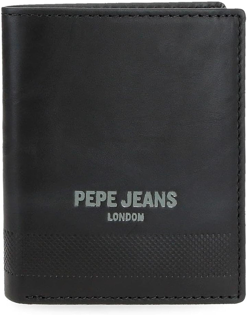 Pepe Jeans dybe tegnebøger, punge, tegnebøger, afslappet imiteret læder. Fra Joumma Tasker Naty Shop Damepung Sort dokumentmappe