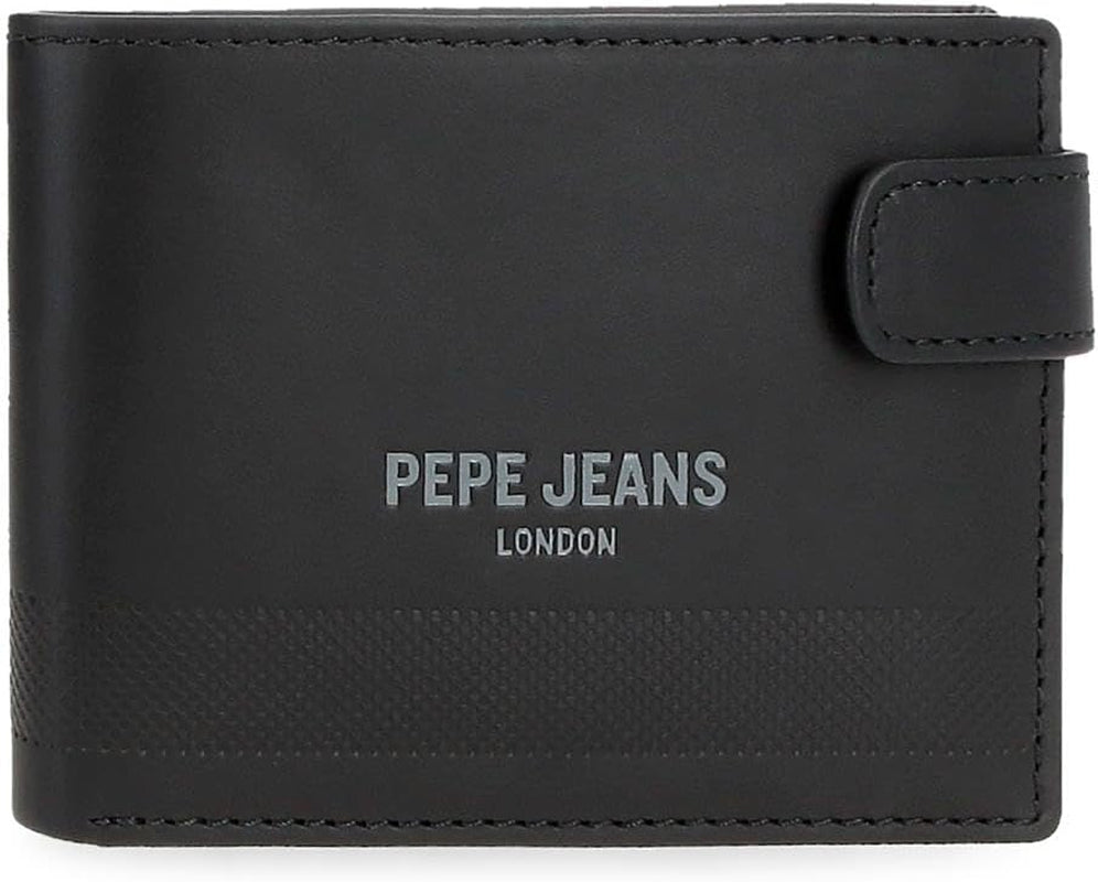 Pepe Jeans dybe tegnebøger, punge, tegnebøger, afslappet imiteret læder. Fra Joumma Tasker Damepung Naty Shop Sort Pung 11