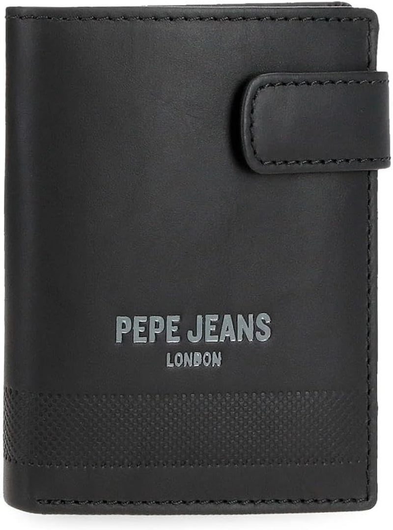 Pepe Jeans dybe tegnebøger, punge, tegnebøger, afslappet imiteret læder. Fra Joumma Tasker Naty Shop Damepung Sort Click Wallet