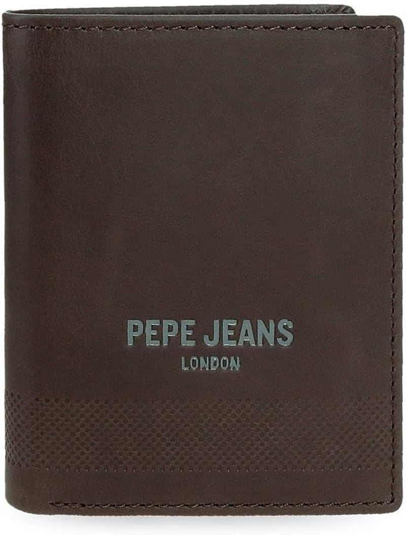 Pepe Jeans dybe tegnebøger, punge, tegnebøger, afslappet imiteret læder. Fra Joumma Tasker Damepung Naty Shop Brun dokumentmappe