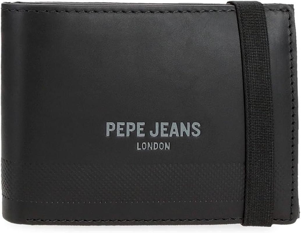 Pepe Jeans dybe tegnebøger, punge, tegnebøger, afslappet imiteret læder. Fra Joumma Tasker Damepung Naty Shop Sort Pung