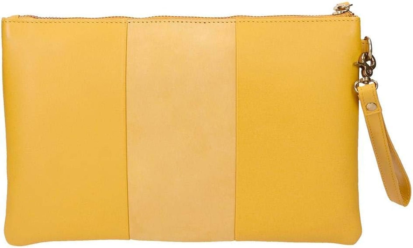 Pepe Jeans Double Wallet Gul taske 27x17x2 cms læderpung Dame Naty Shop